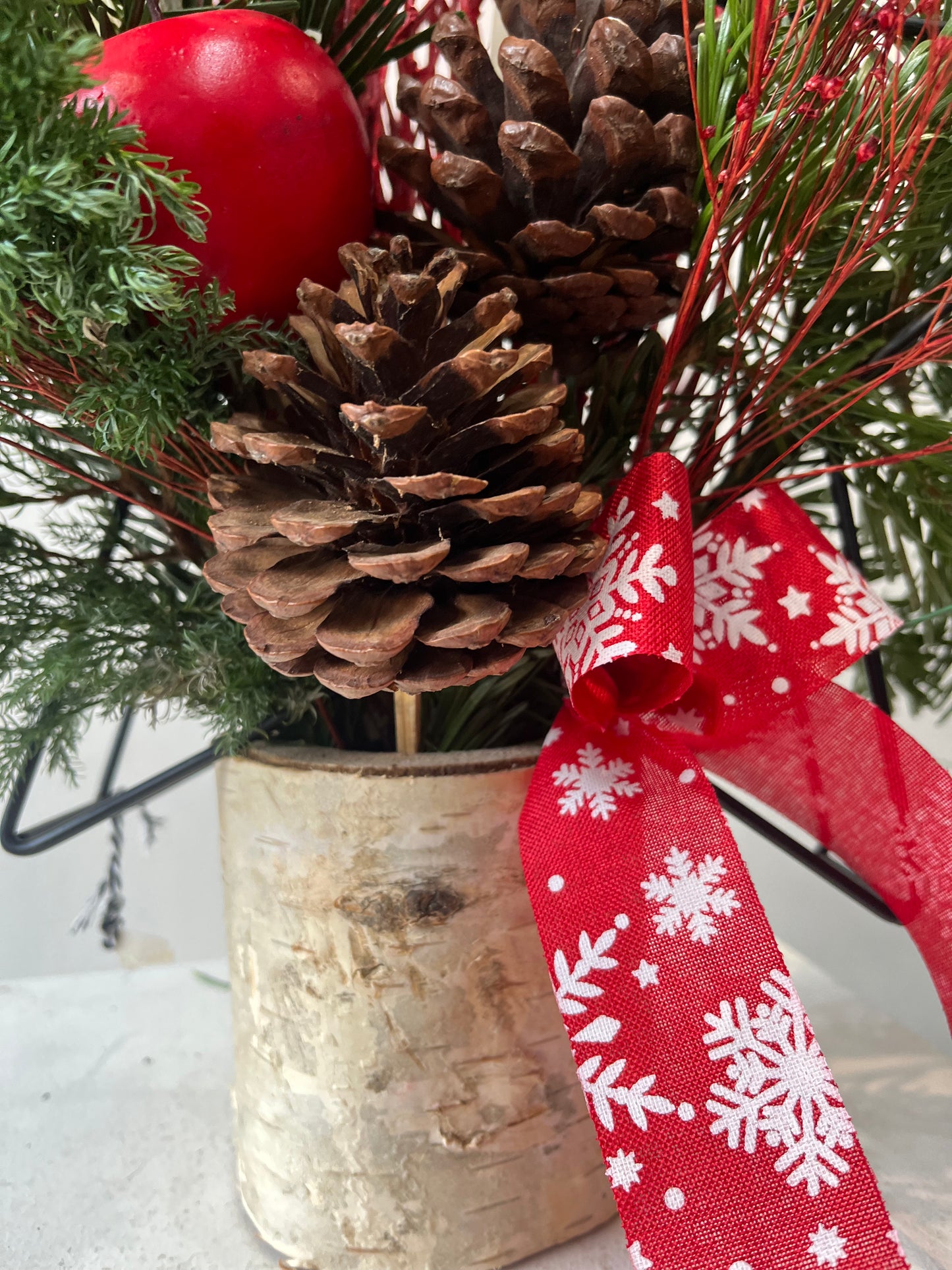 Nordic Christmas Shooting Star Arrangement