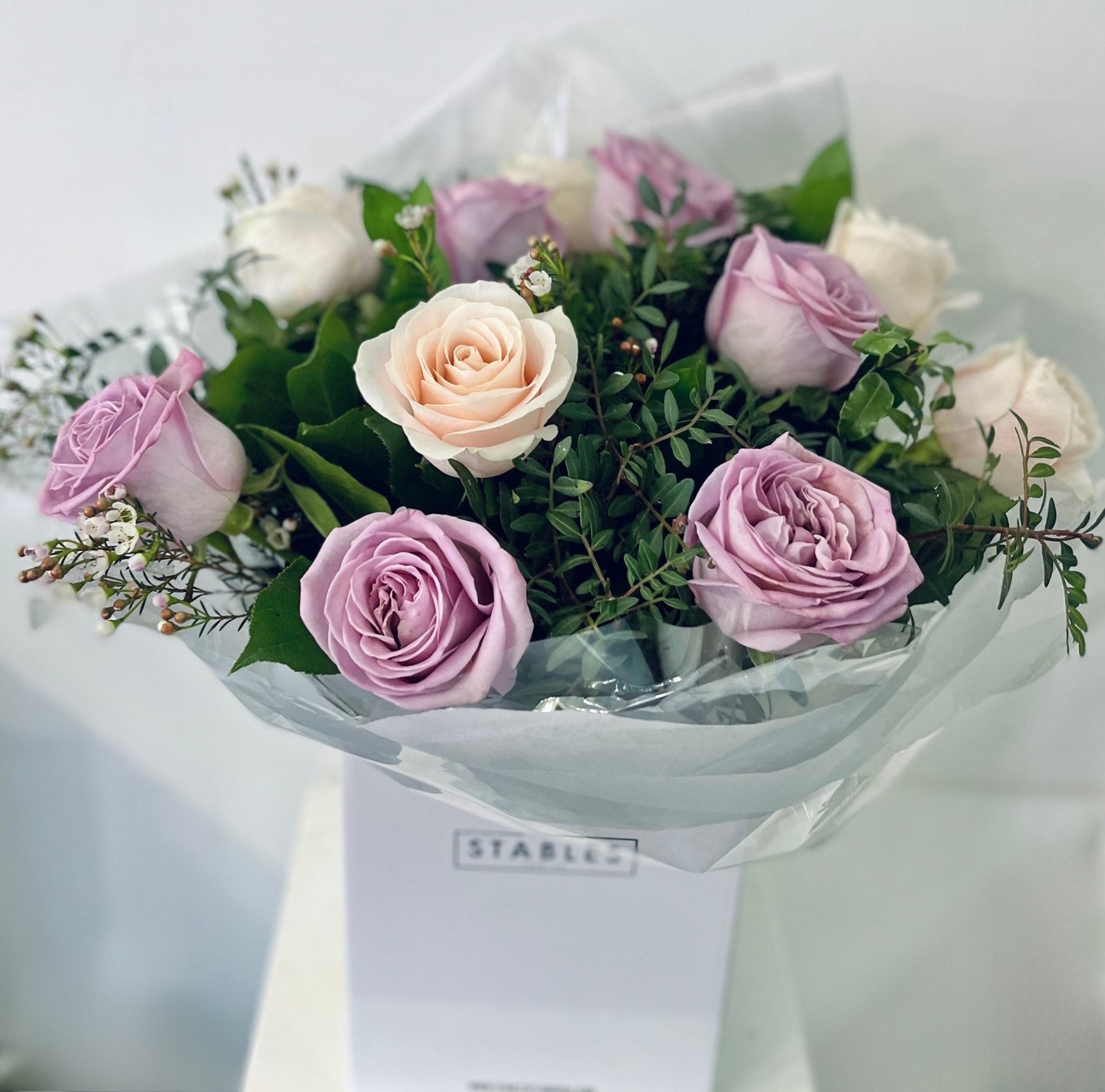 Two tone Roses - Stables Flower Co